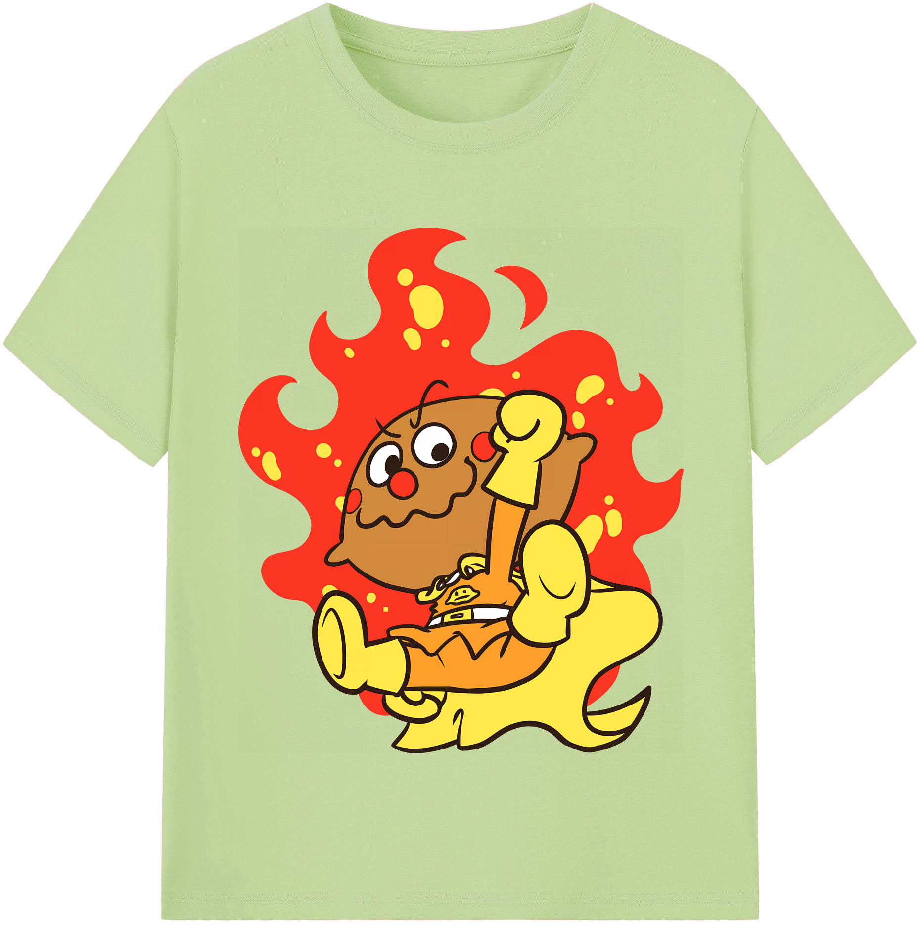 （画像用） アンパンマン Anpanman 綿100％半袖Tシャツ（フロントプリント）